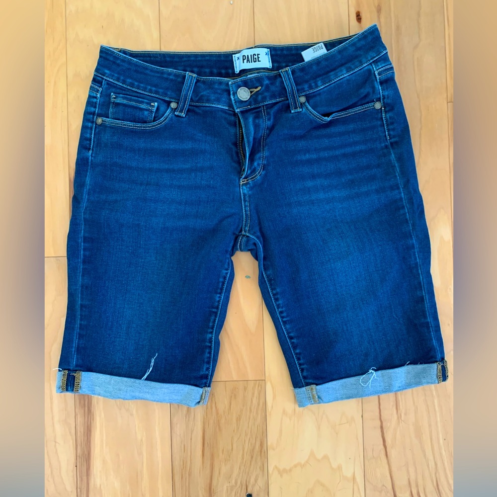 Paige denim mid length denim short size 27